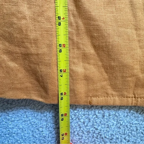 Madewell Double Breasted Relaxed Fit Lightweight Linen Blazer in Fresco, Size M - Picture 9 of 9